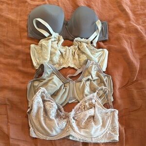 Set of 4 Wacoal bras all size 38 DD